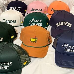 Augusta National Masters Tournament Golf Caps (Sold as EACH)